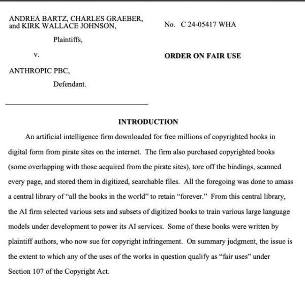 忠琦配资 AI“读书”合法了：美法院最新裁定，无需作者同意，已购书籍可用于训练AI